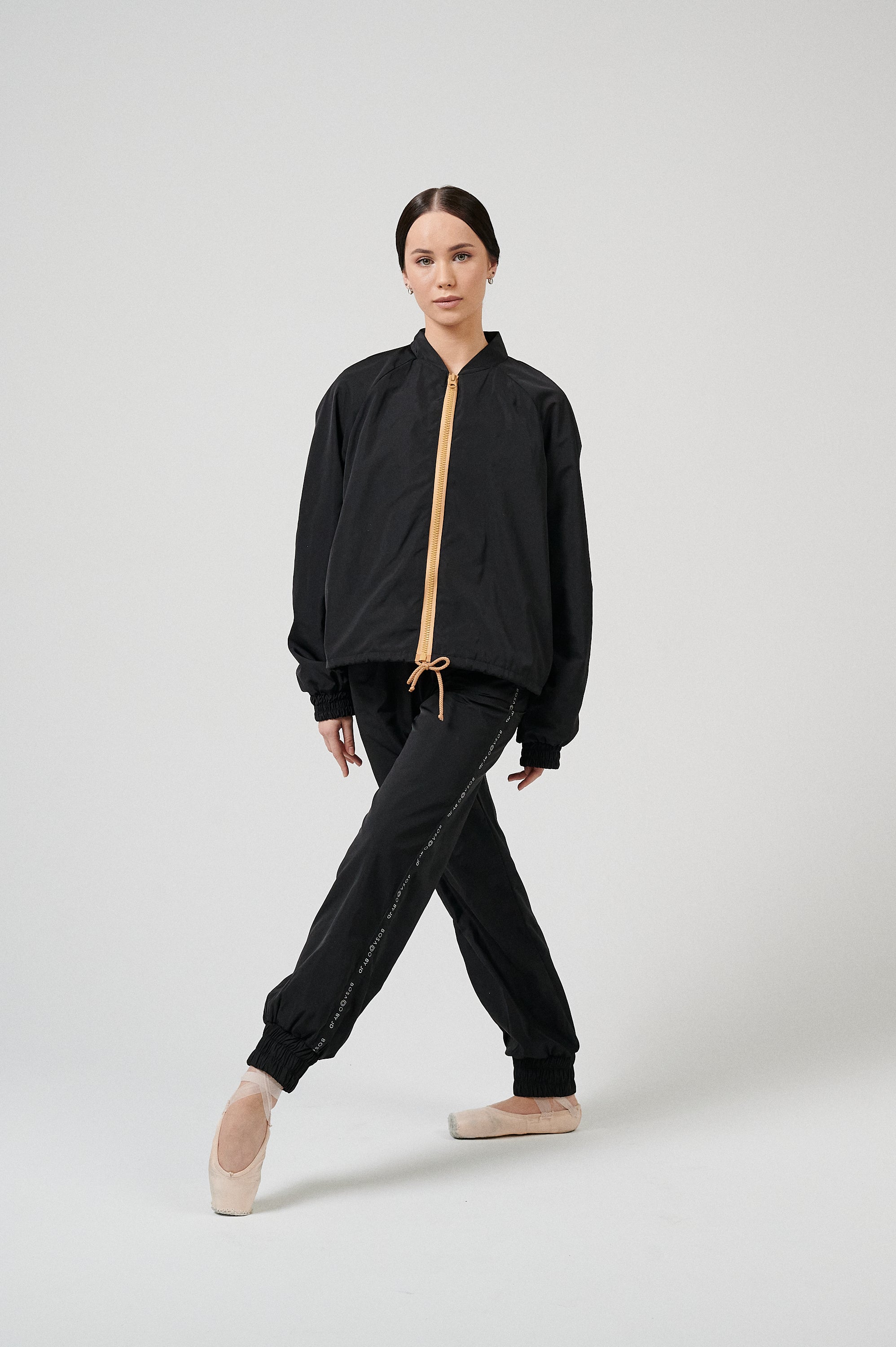 Bosaddo by Jurgita Dronina collection | Black sports suit with pants + shorts