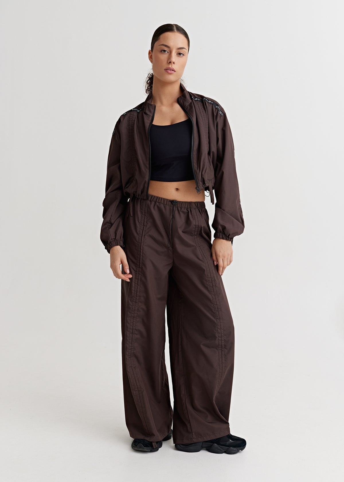 KLASIKINIS SPRINTAS KOLEKCIJA 25 | Bordo rush sportinis kostiumas su kelnėmis + šortai