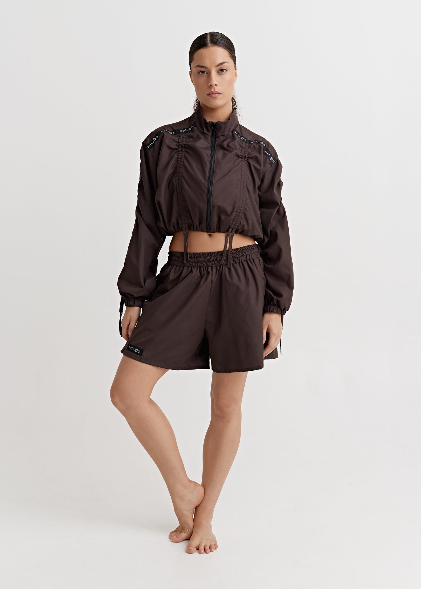 CLASSIC SPRINT COLLECTION 25 | New Age Brown sports suit with pants + shorts