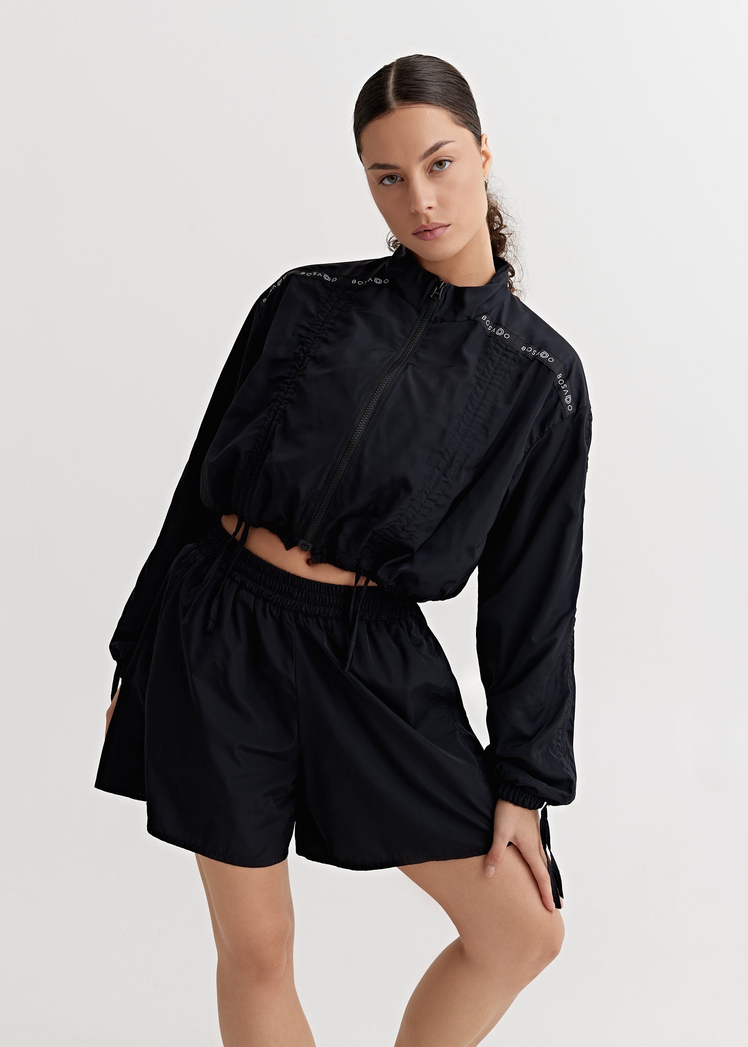 CLASSIC SPRINT COLLECTION 25 | Classic black sports suit with pants + shorts