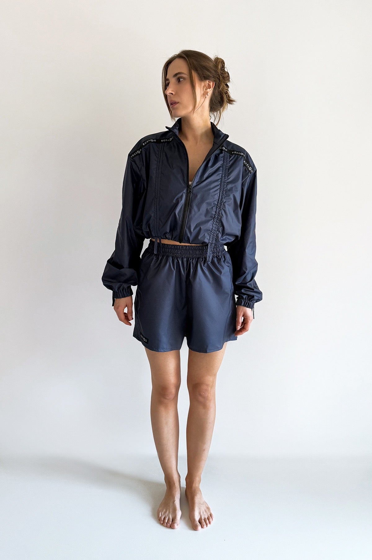 CLASSIC SPRINT COLLECTION 25 | Navy pulse sports suit with pants + shorts
