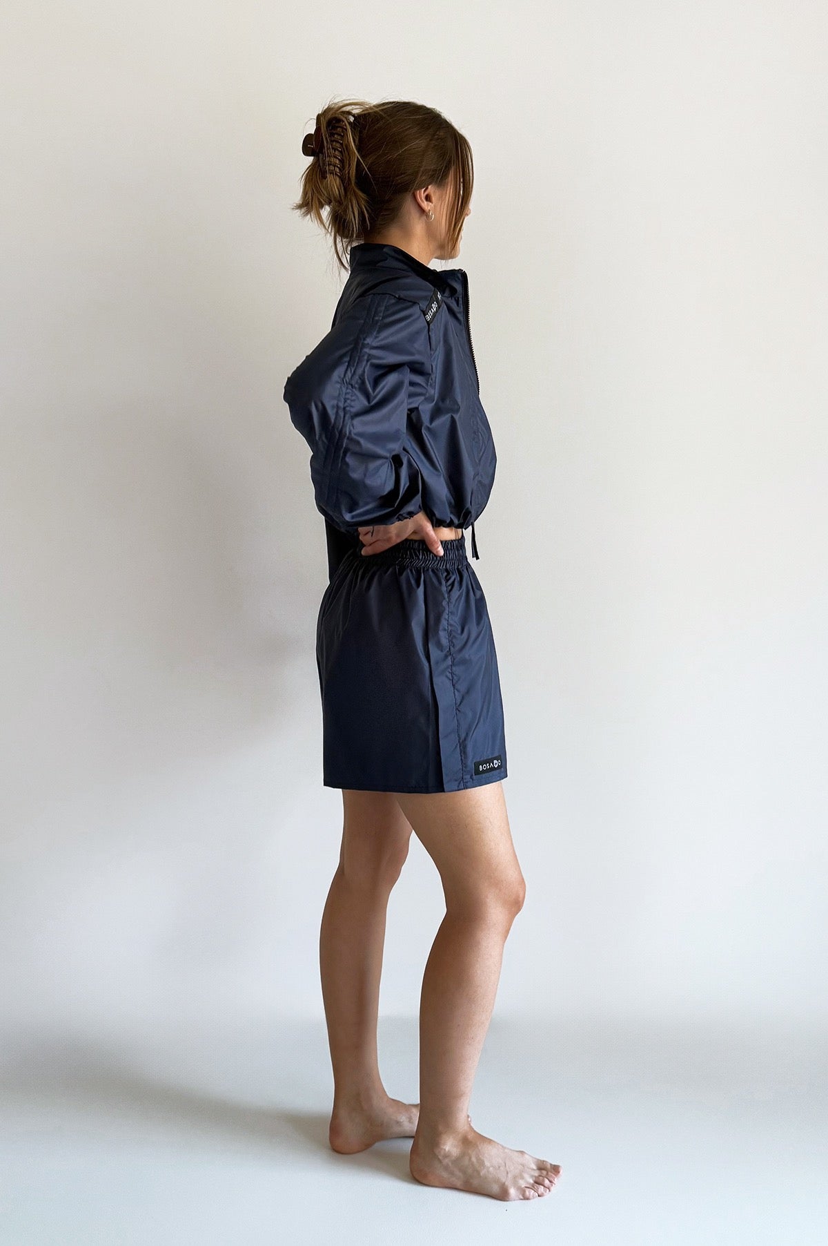 CLASSIC SPRINT COLLECTION 25 | Navy pulse sports suit with shorts
