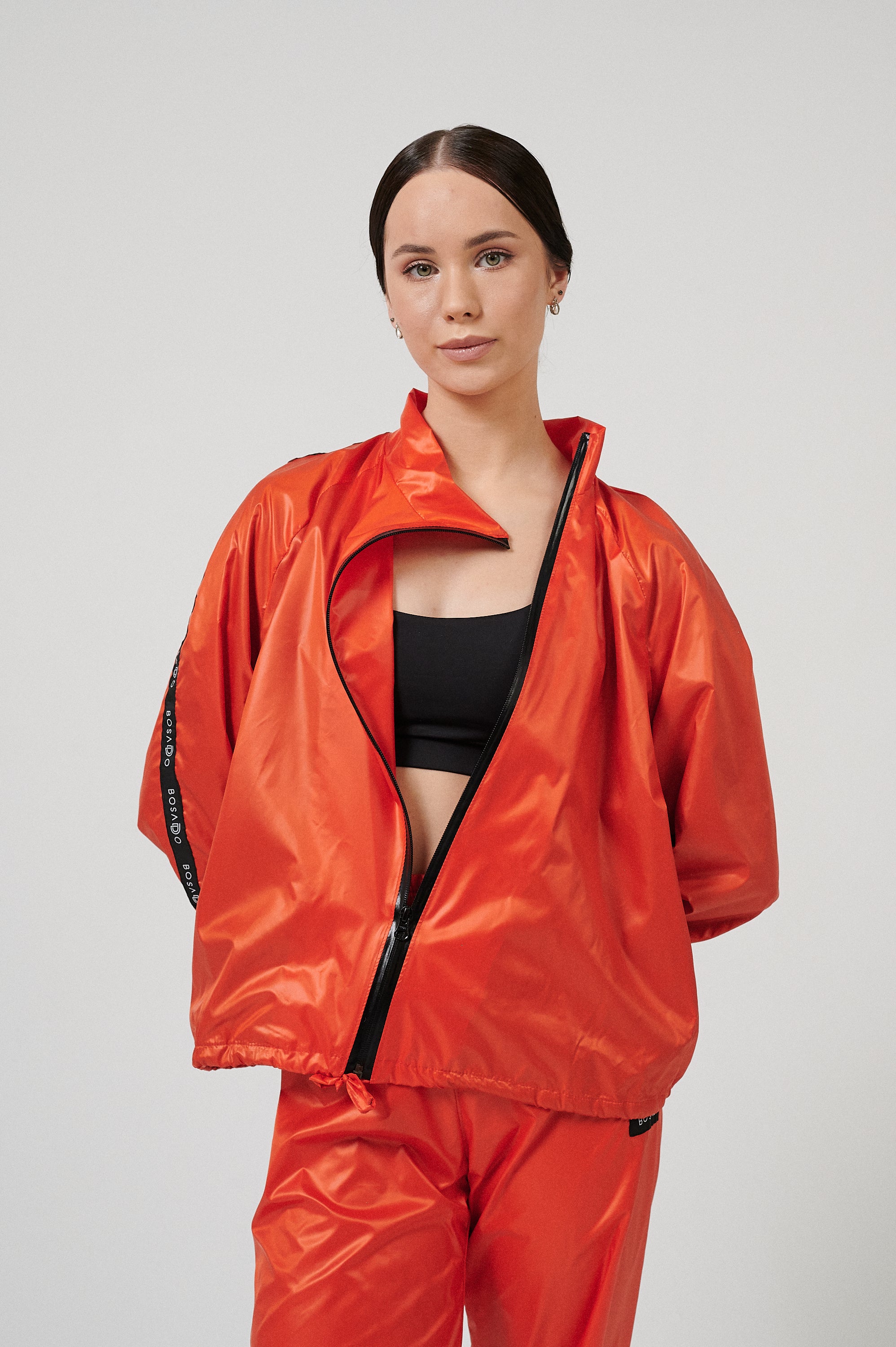 FUTURE GISELLE COLLECTION 24 | Futuristic red jacket