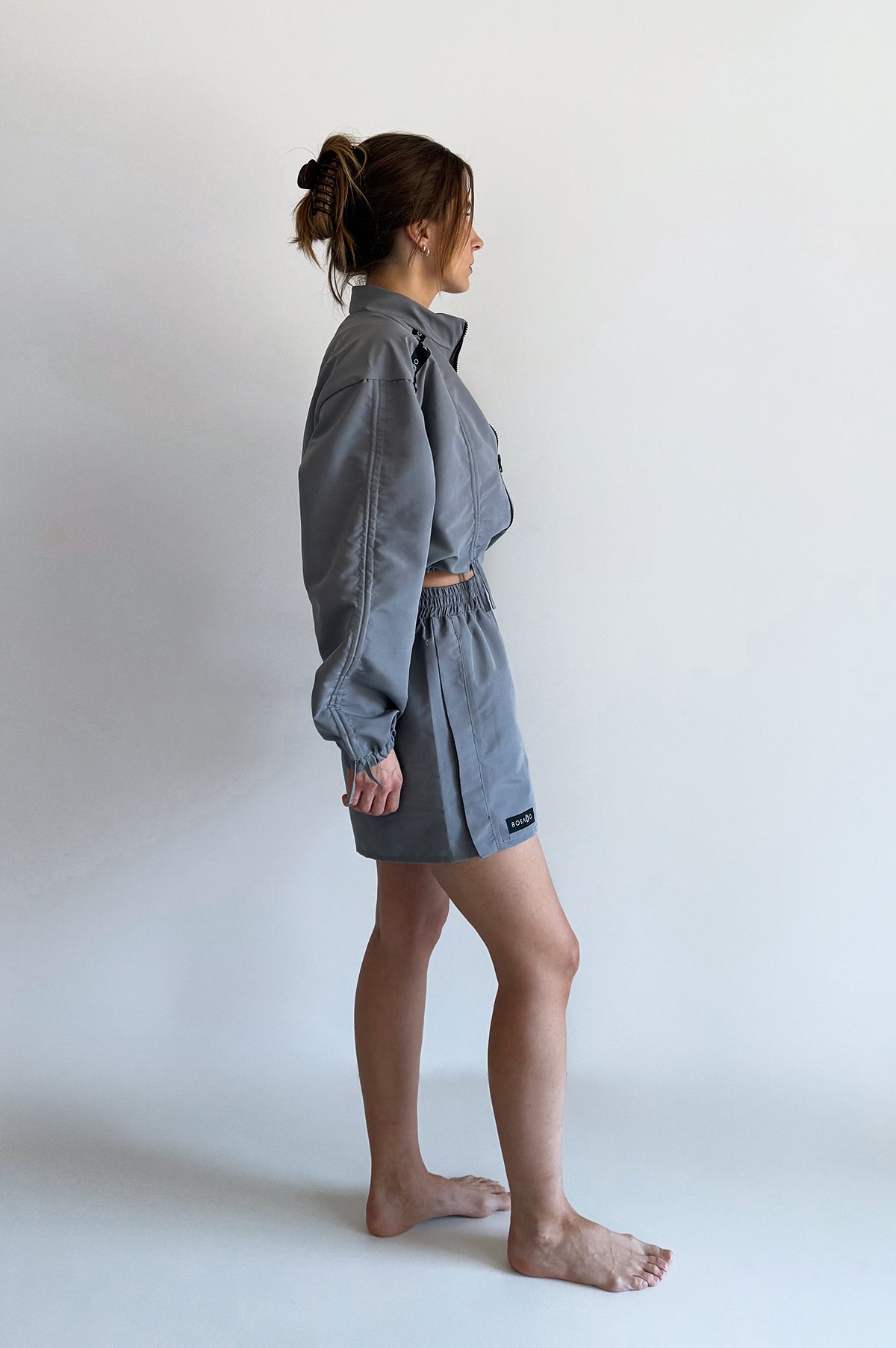 CLASSIC SPRINT COLLECTION 25 | Silver age sports suit with shorts