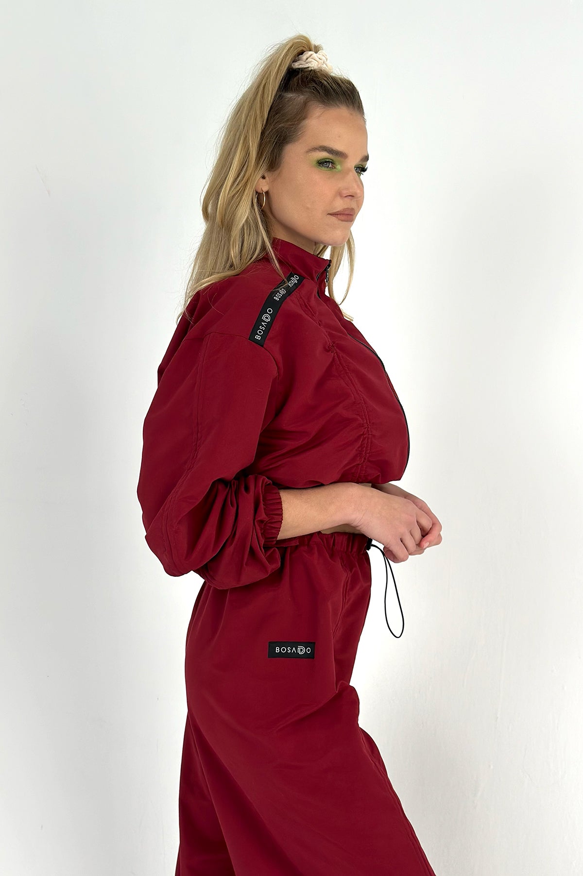 CLASSIC SPRINT COLLECTION 25 | Burgundy rush sports suit with pants