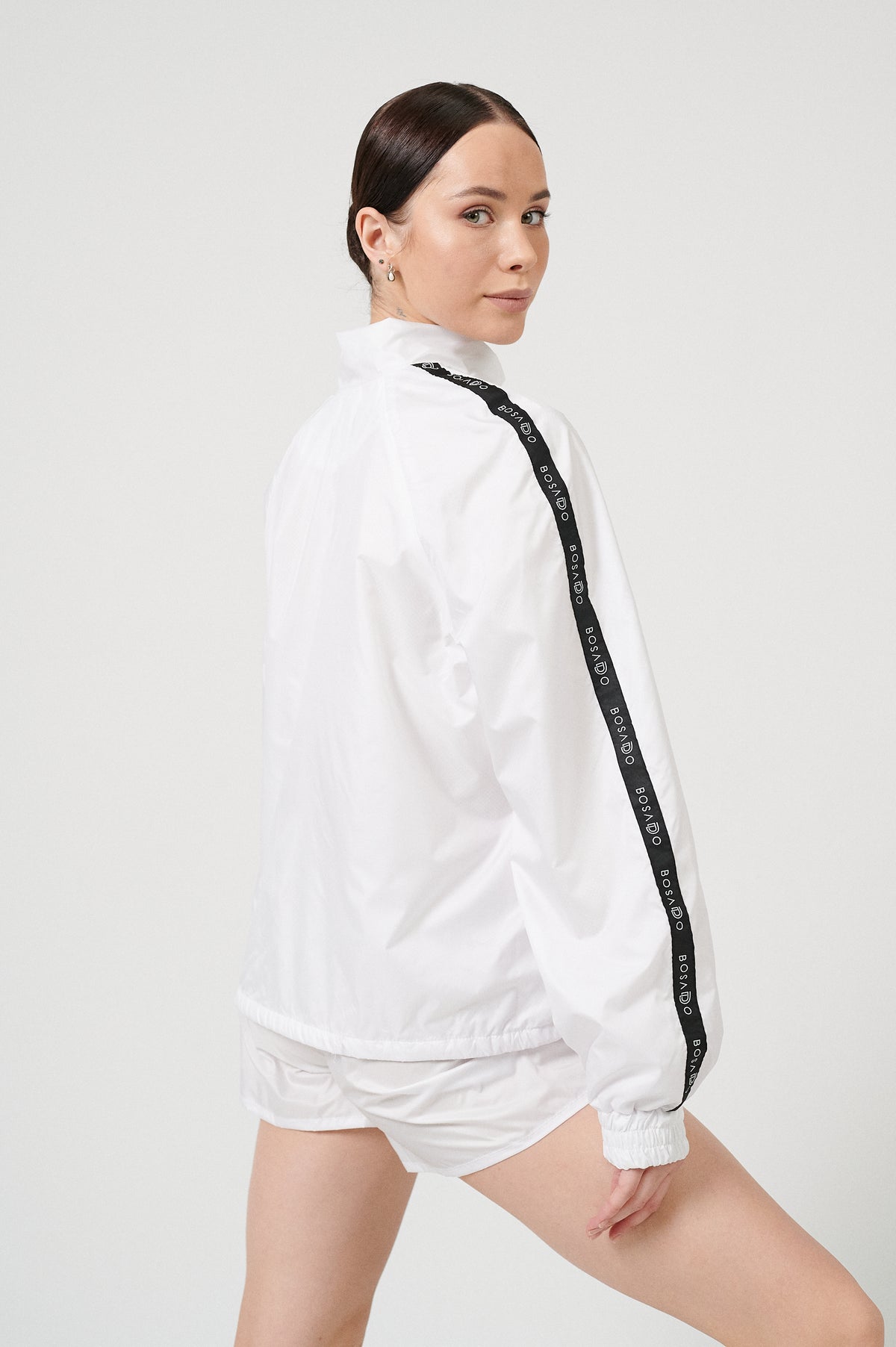 FUTURE GISELLE COLLECTION 24 | Cosmic white sports suit with shorts