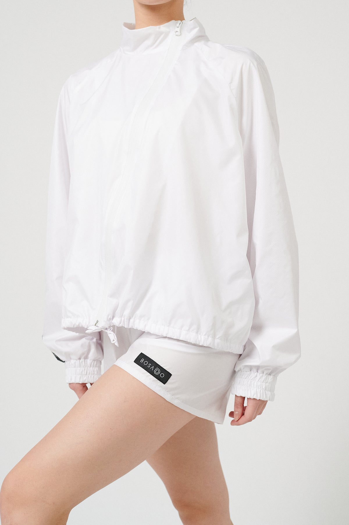 FUTURE GISELLE COLLECTION 24 | Cosmic white sports suit with shorts