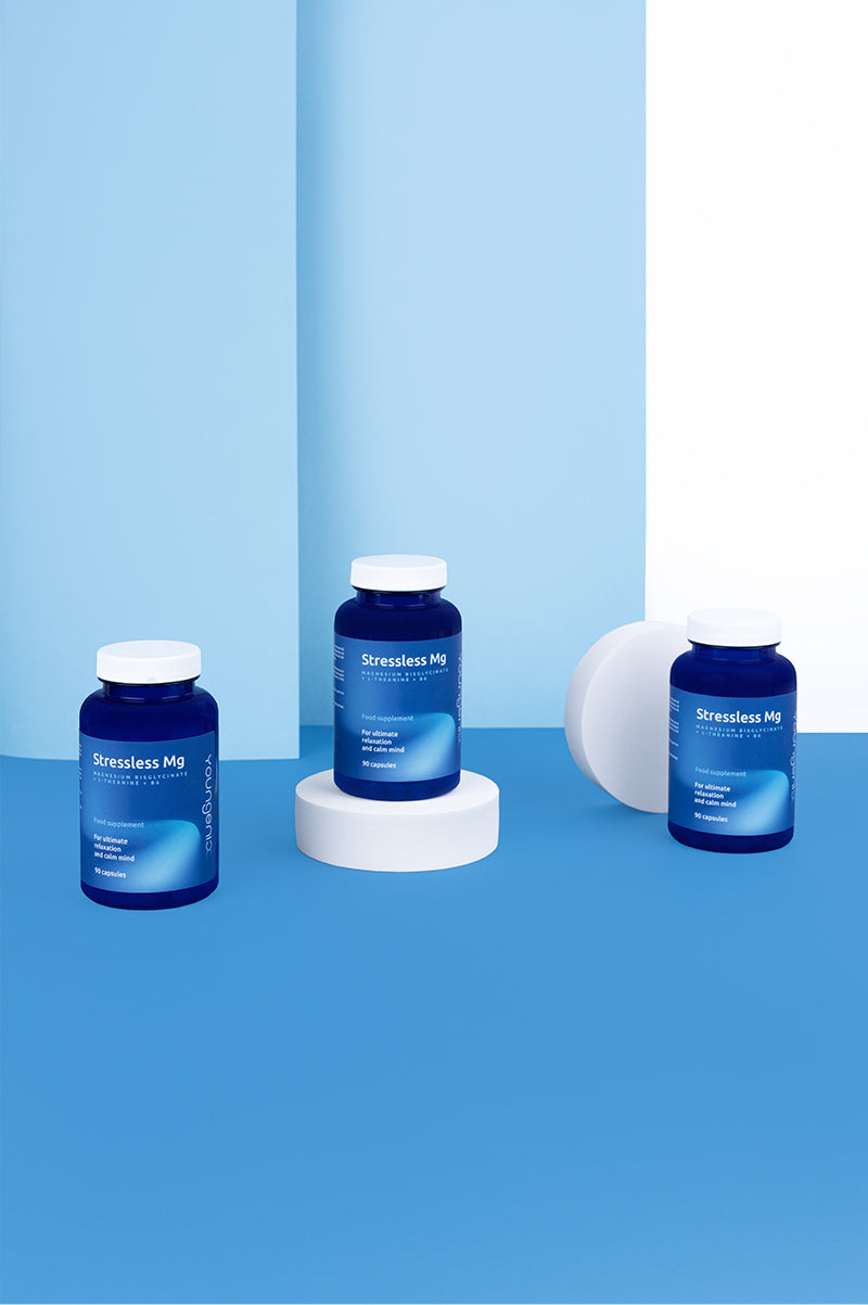 Be streso magnio bisglicinatas + L-teaninas + vitaminas B6