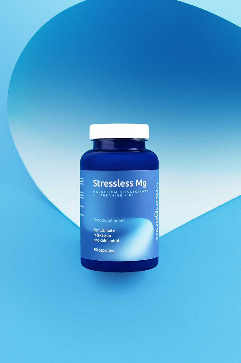 StressLess Magnesium Bisglycinate + L-Theanine + Vitamin B6