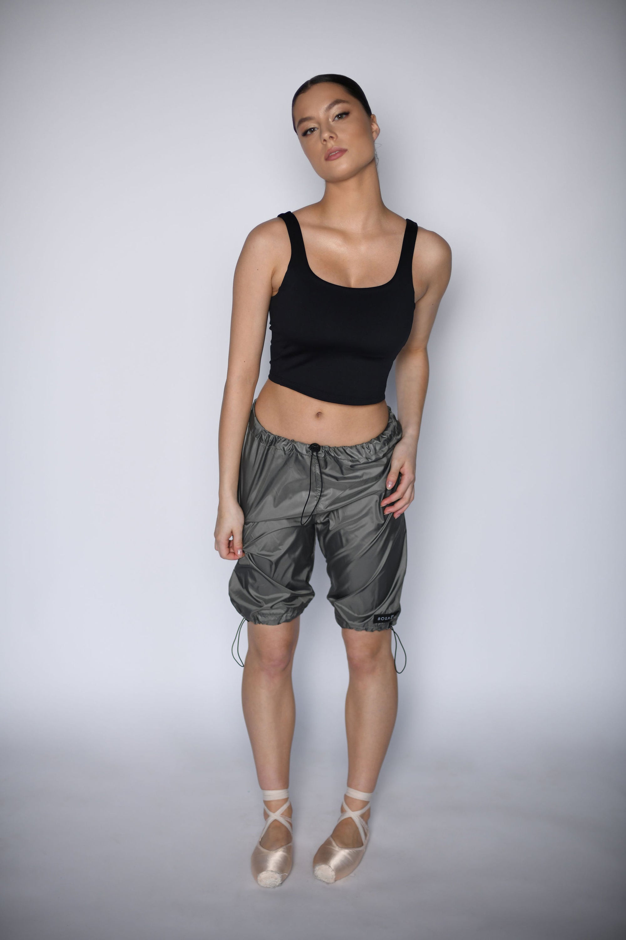 NEW URBAN SWAN COLLECTION S/S 23 | Dark concrete long shorts
