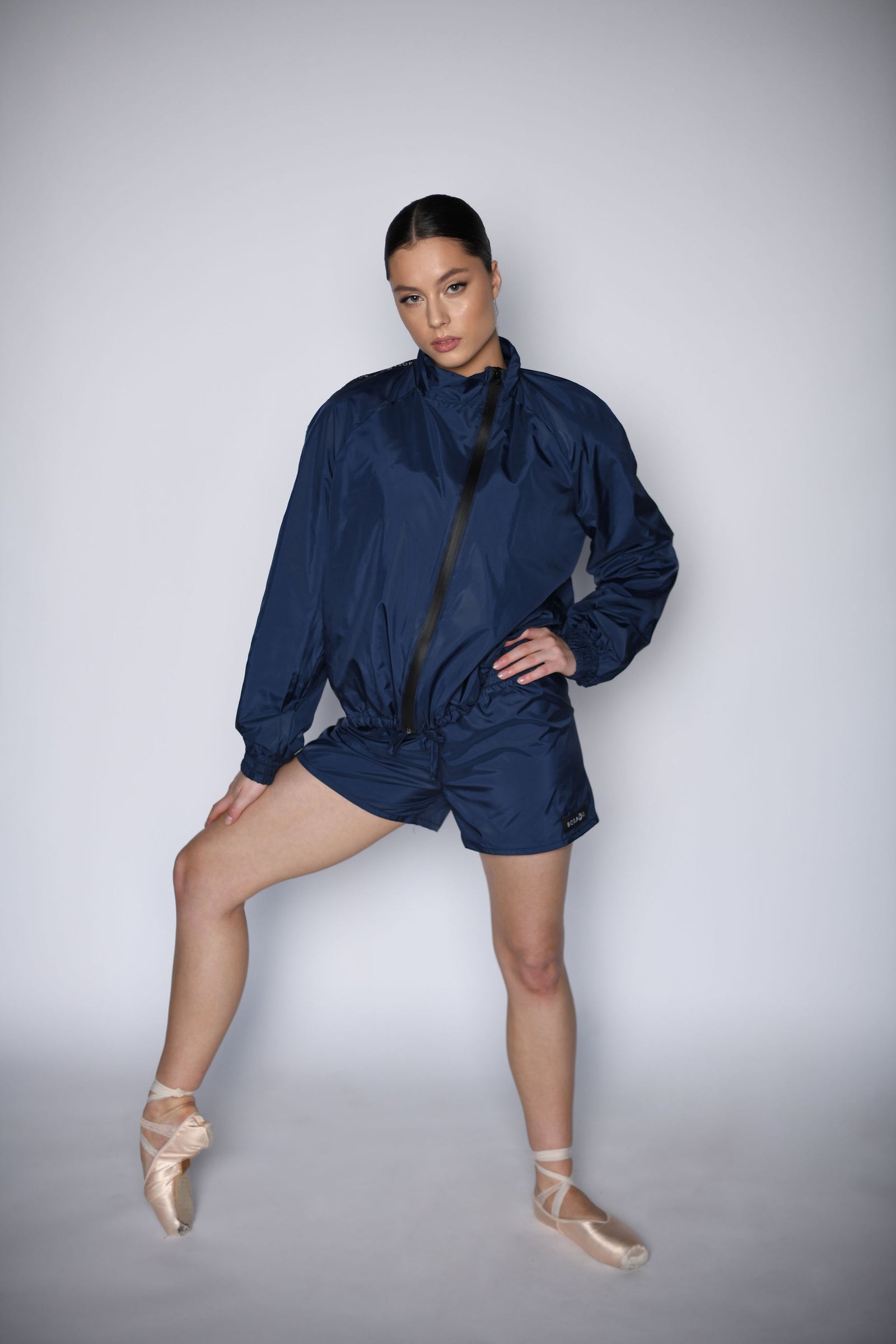 NEW URBAN SWAN COLLECTION S/S 23 | Royal blue sports suit with shorts