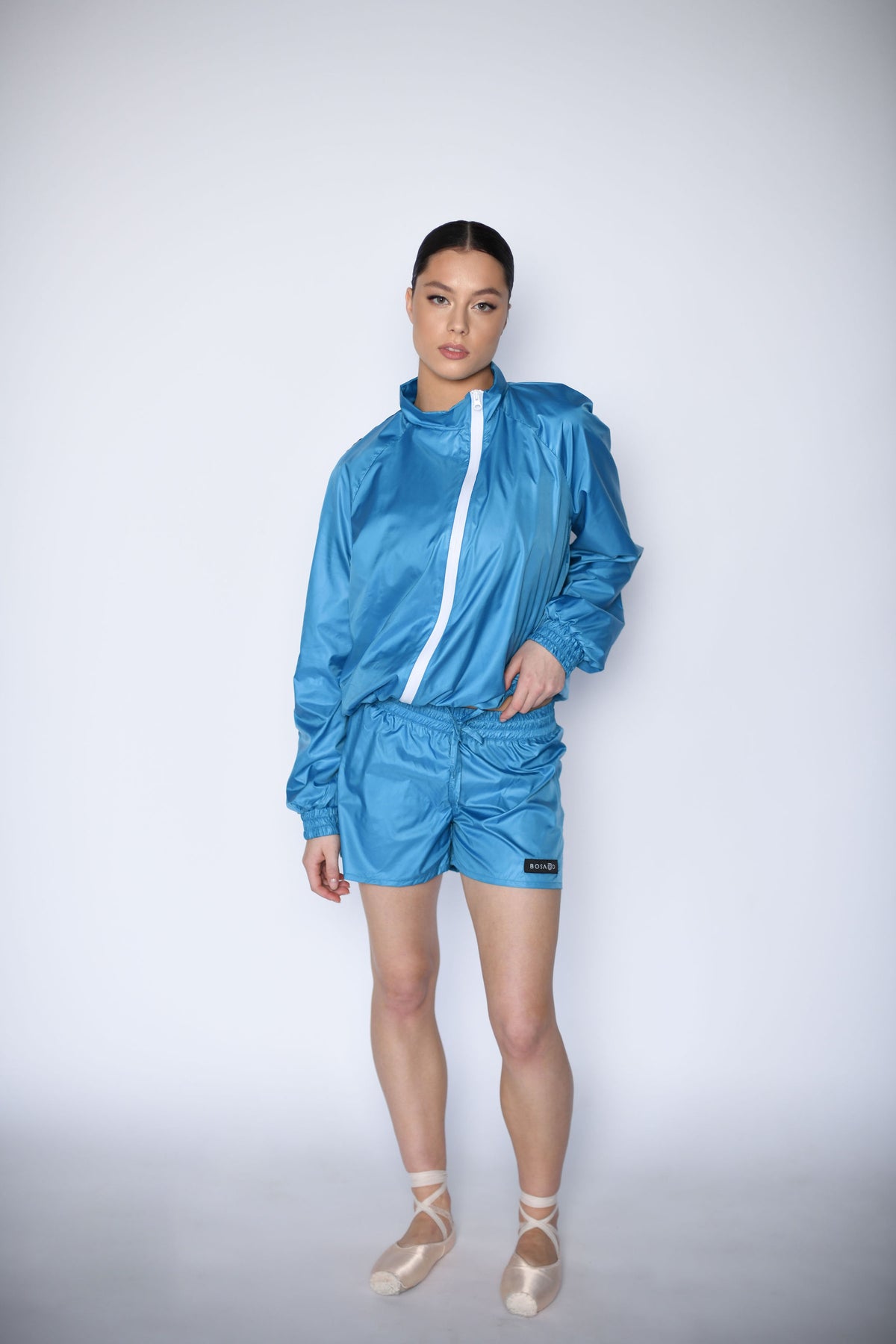 NEW URBAN SWAN COLLECTION S/S 23 | Ice blue sports suit with pants + shorts